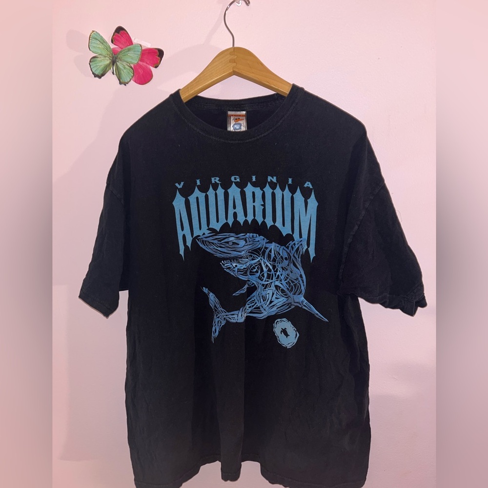 Black Virginia Aquarium T-Shirt